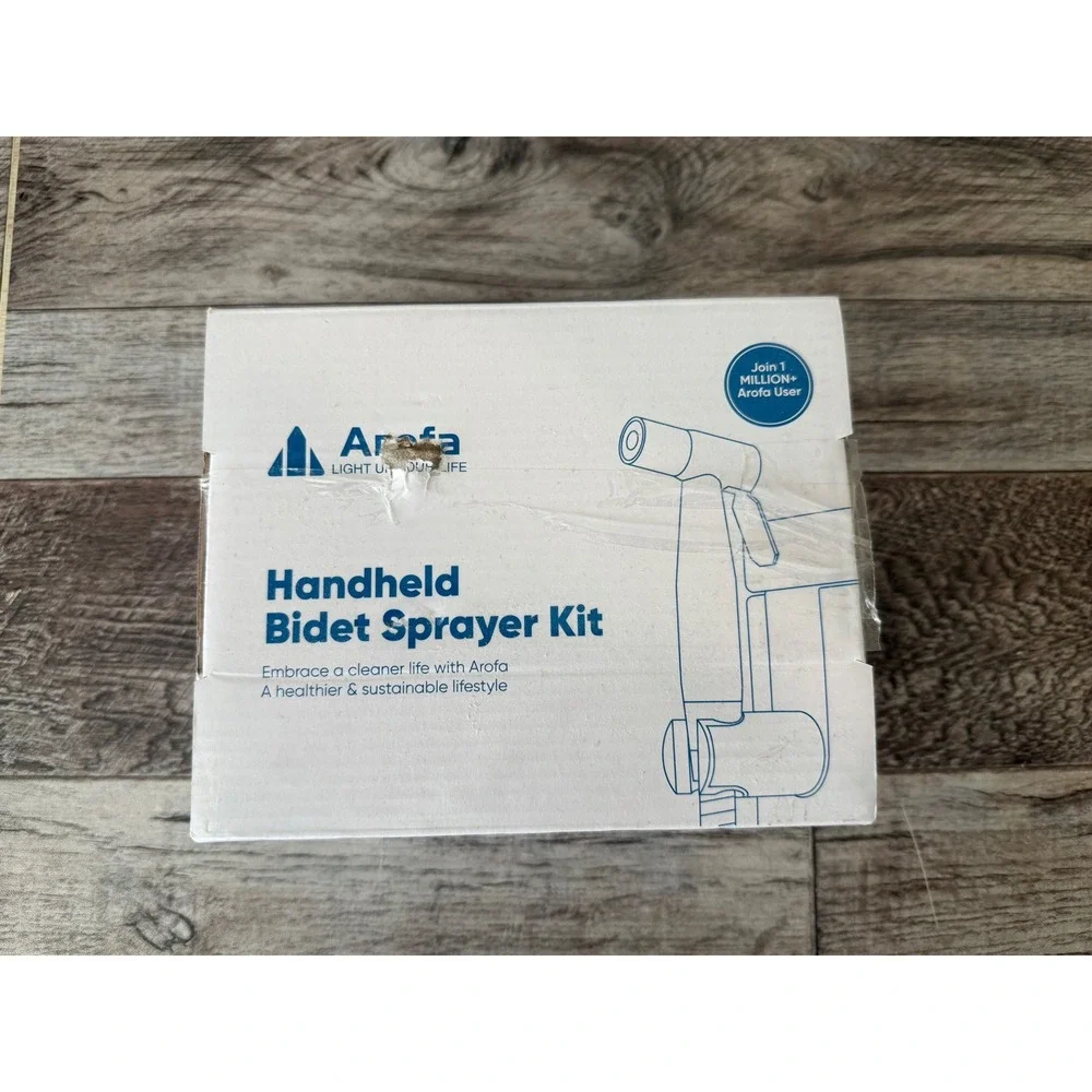 Arofa Handheld Bidet Sprayer Kit One Size Bathroom Hygiene Home Improvement